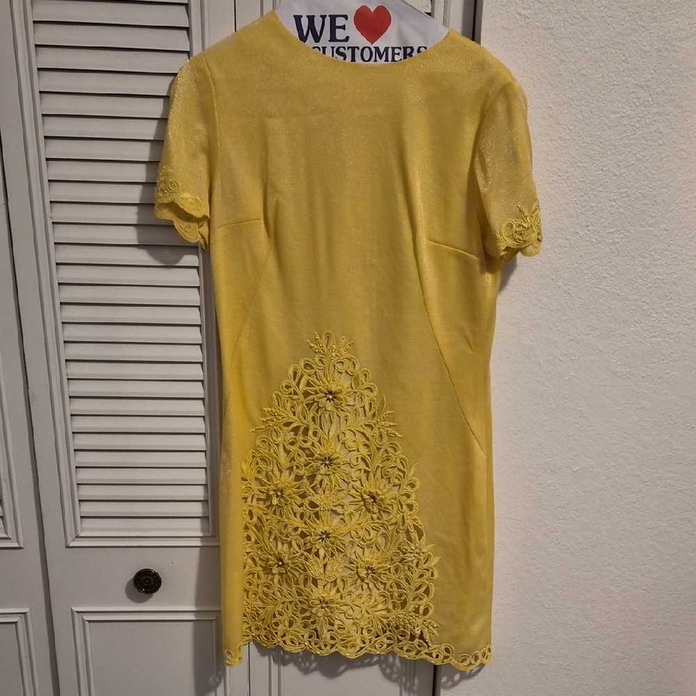 Yellow Lace Dress